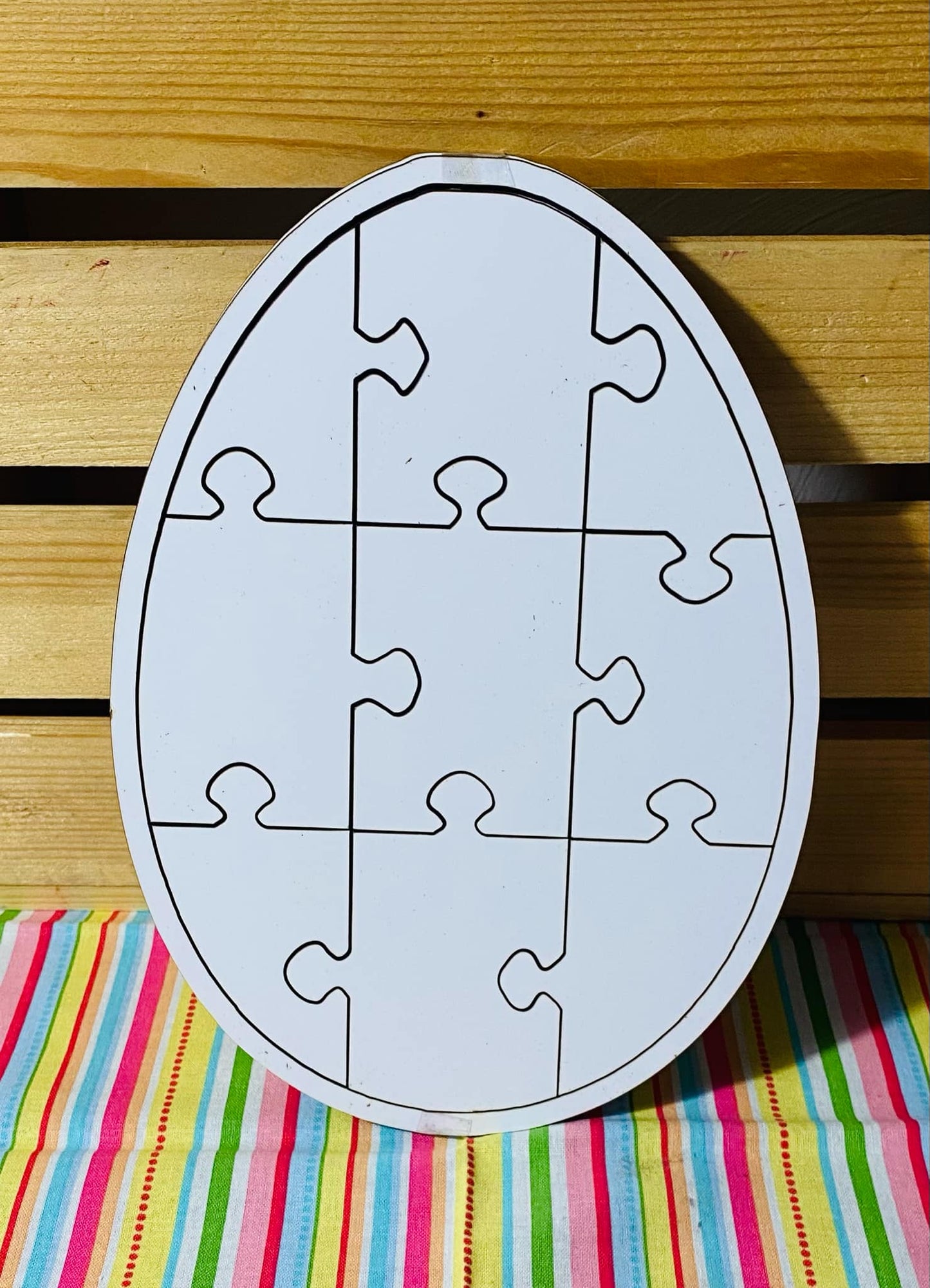 2 layer mdf egg puzzle