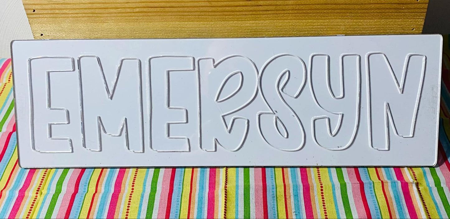 clear top name puzzle