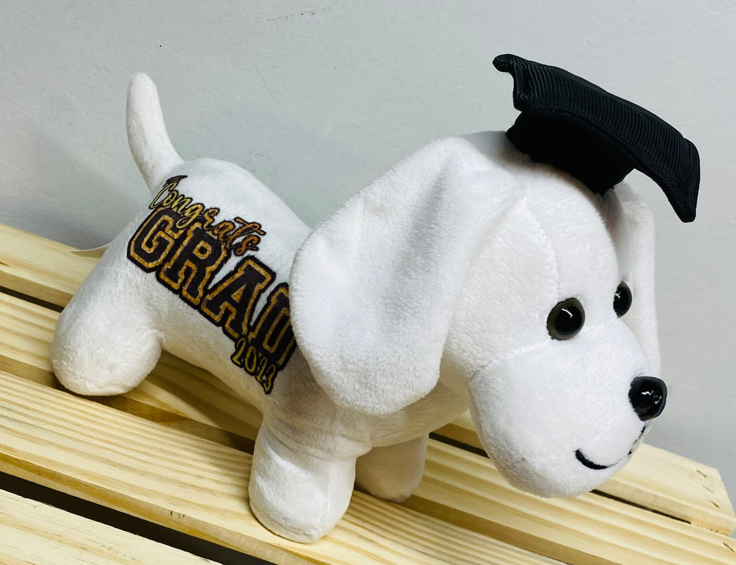 grad dog plush
