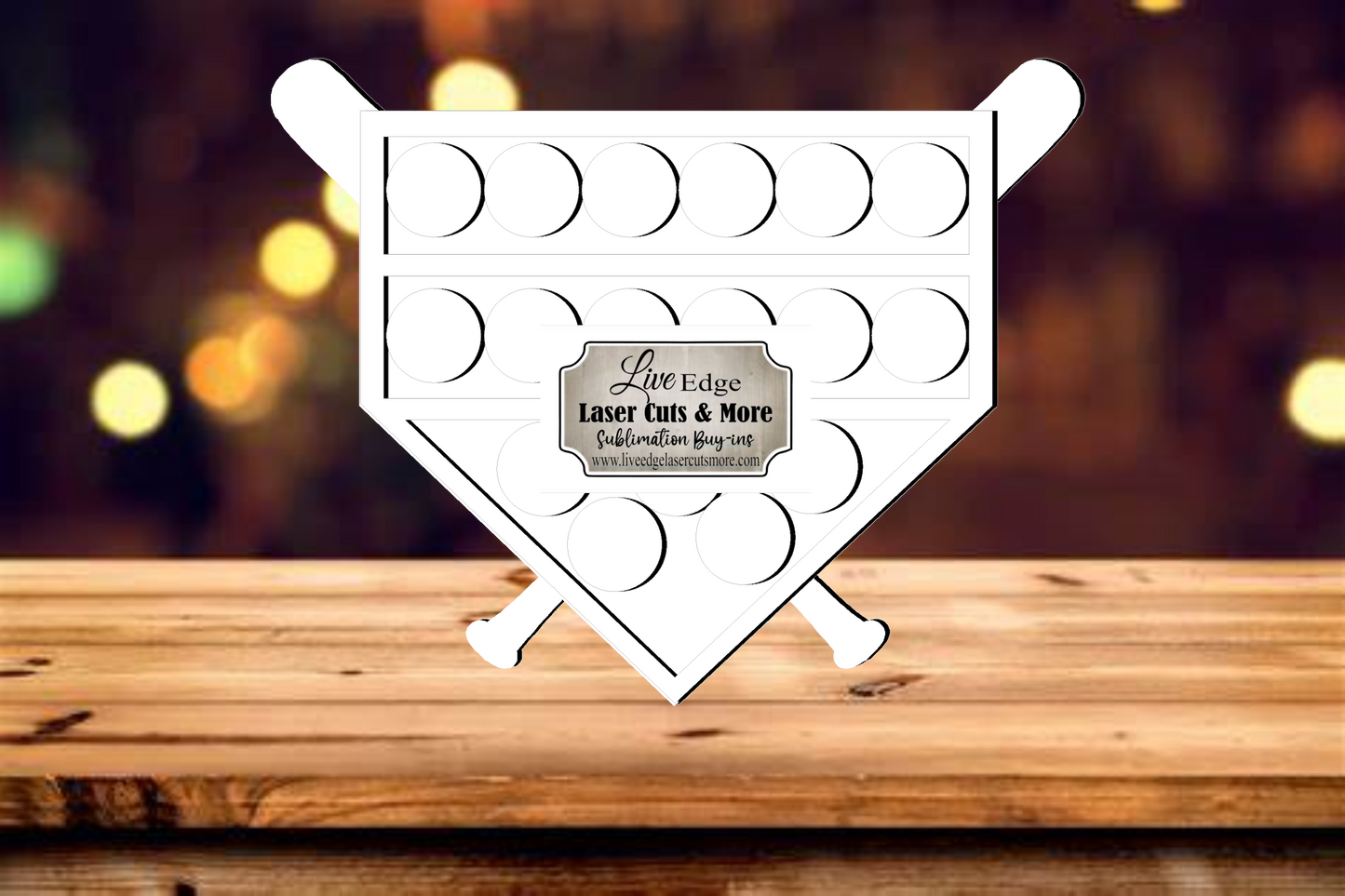 baseball sign with balls