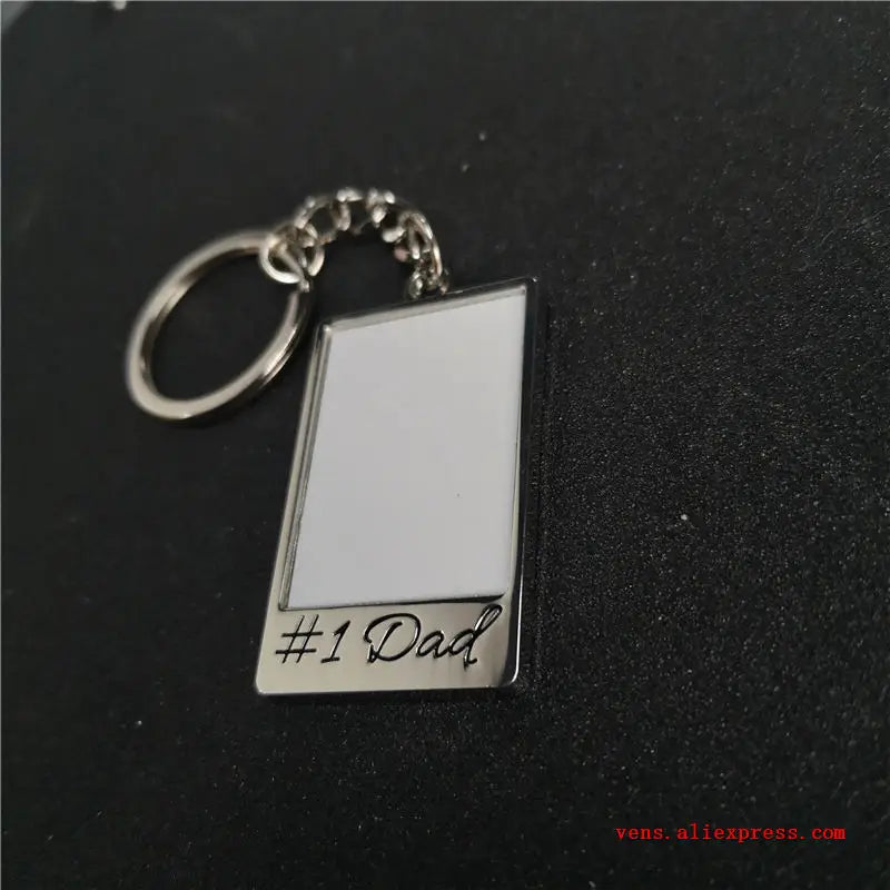 #1 dad keychain
