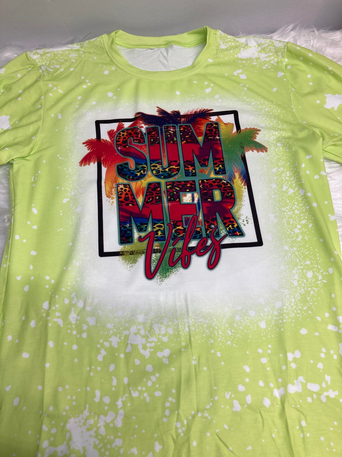 faux bleached tees