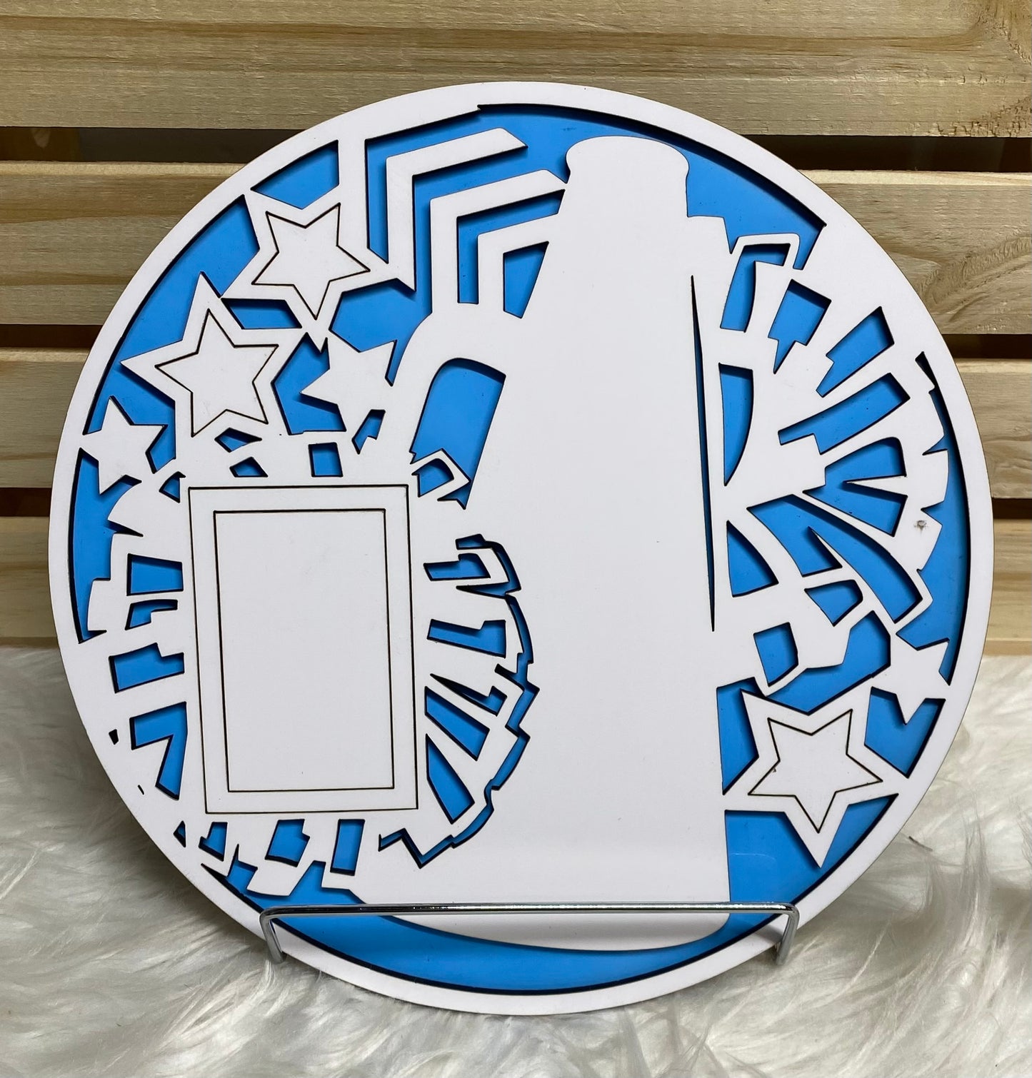 sports round plaque