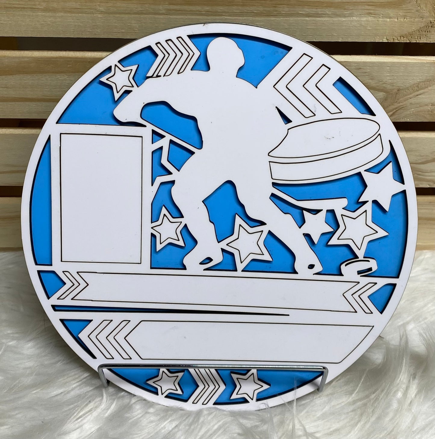 sports round plaque