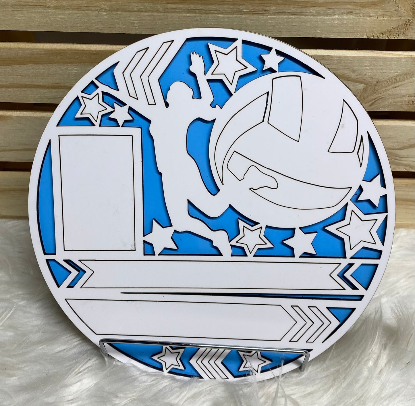 sports round plaque