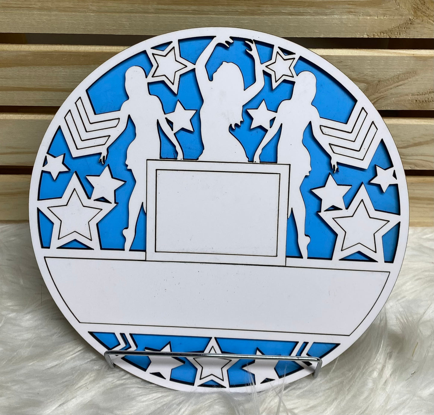 sports round plaque