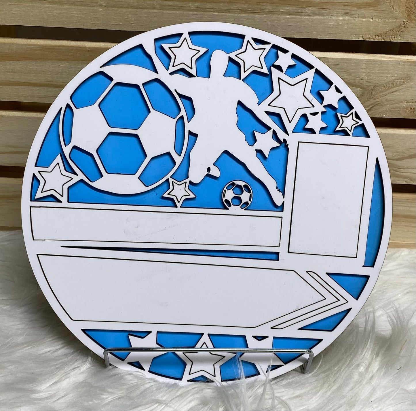 sports round plaque