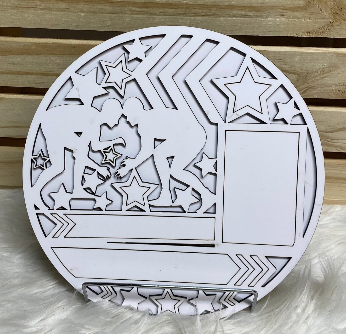 sports round plaque