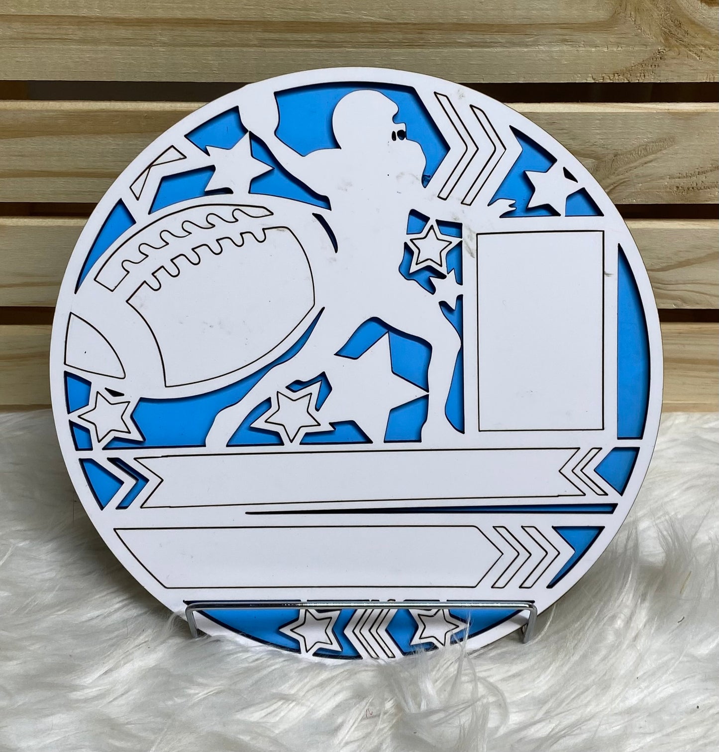 sports round plaque