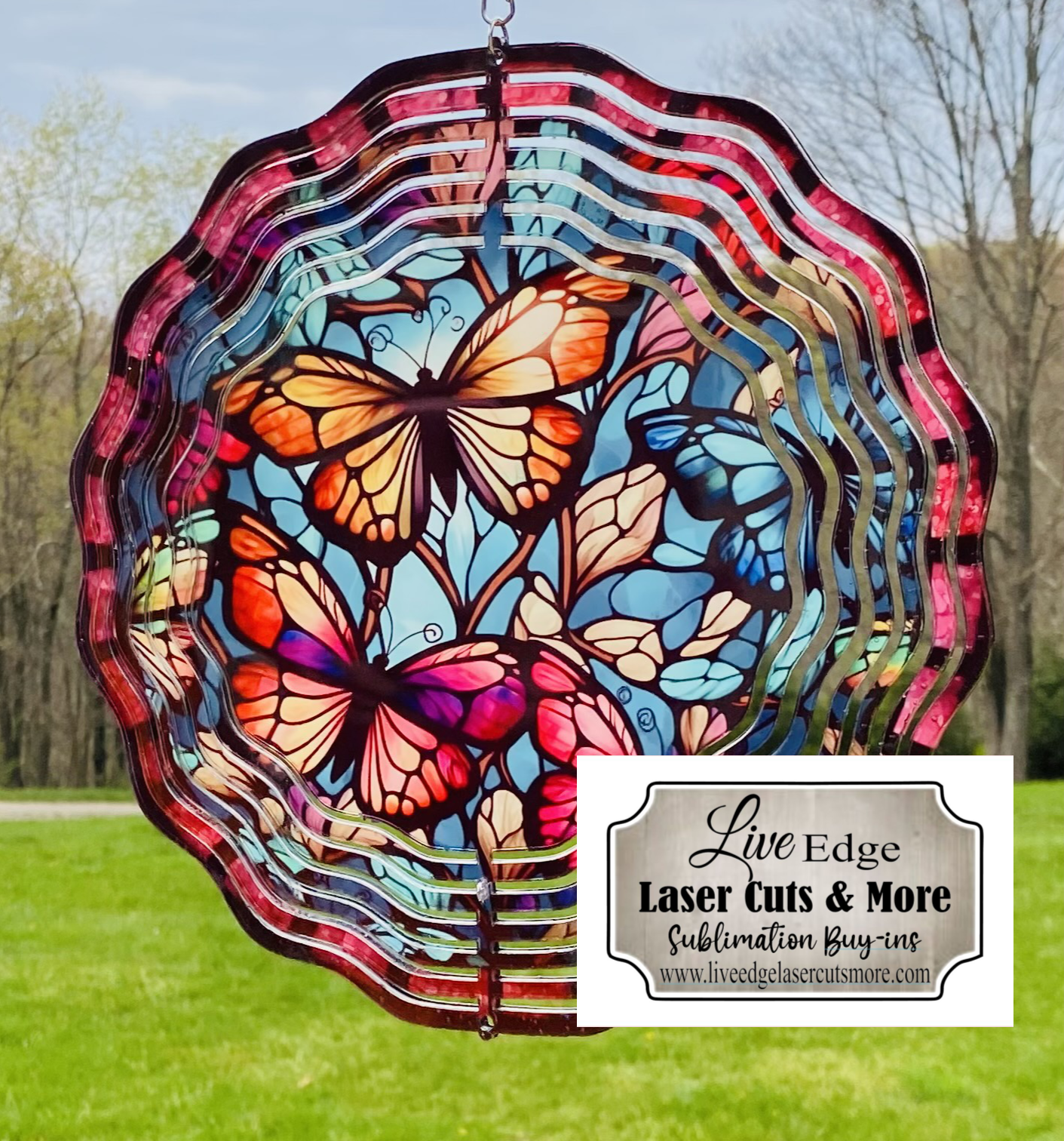 10in acrylic windspinner