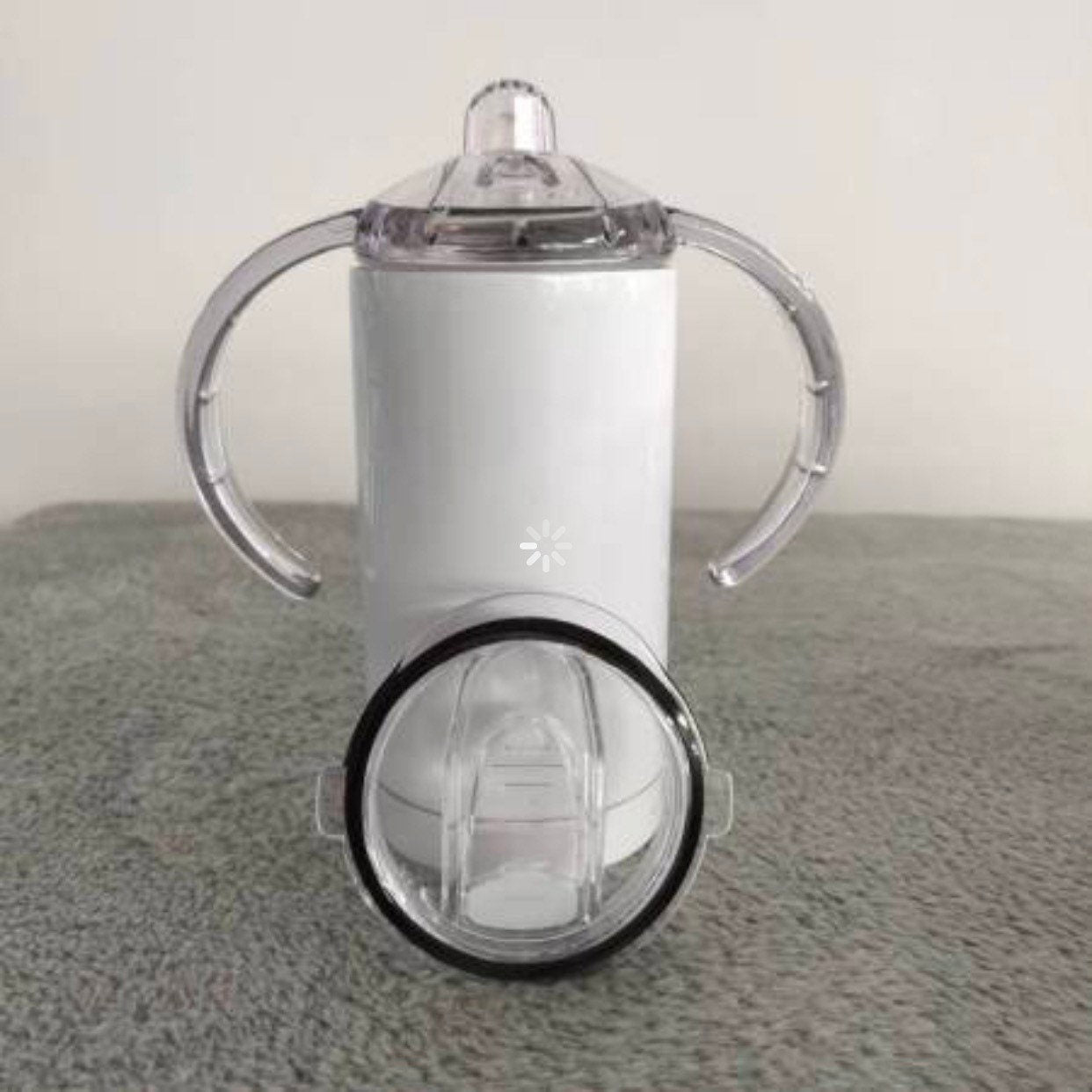 12oz straight dual lid sippy cup