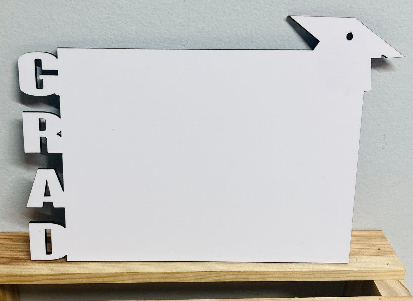 2025 grad frame with tassel hole