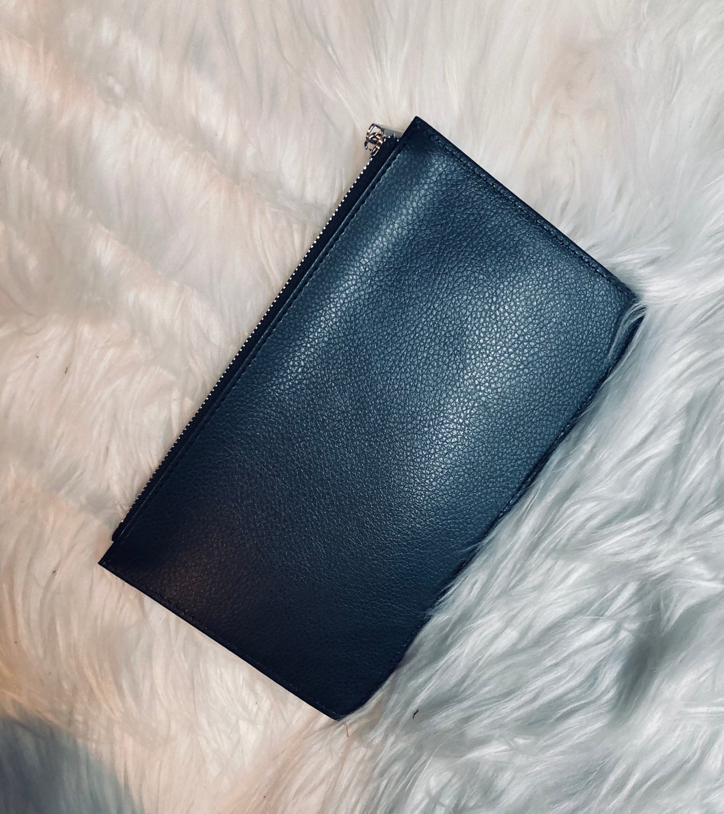 pu leather clutch pouch
