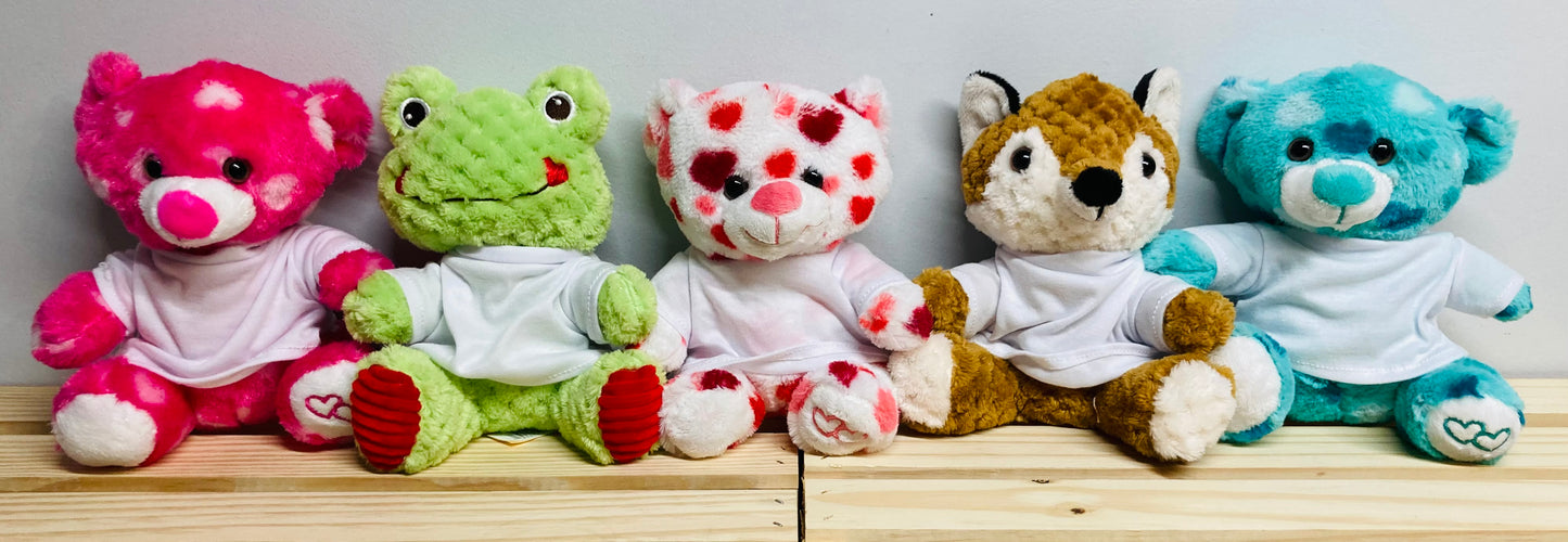 valentine plush with t shirt ((limited quantities!!!))