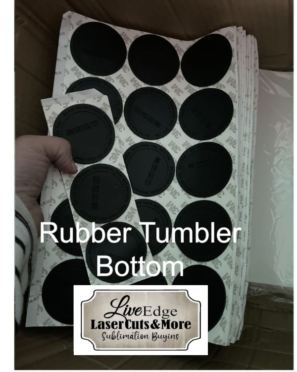 rubber tumbler bottoms