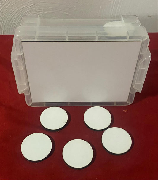 token box with sub top and tokens