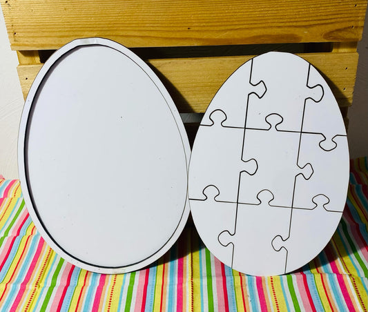 2 layer mdf egg puzzle