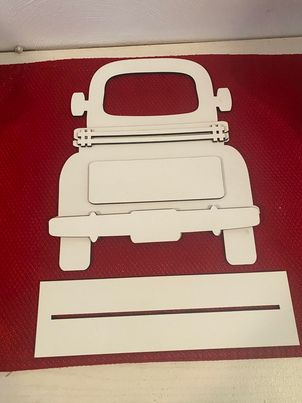 interchangeable truck back BLANK