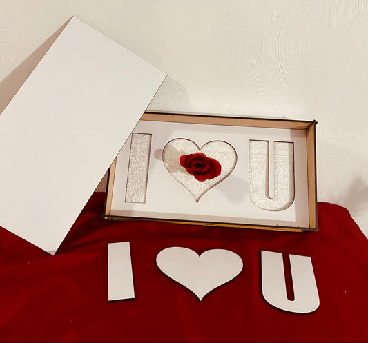 I heart U gift box