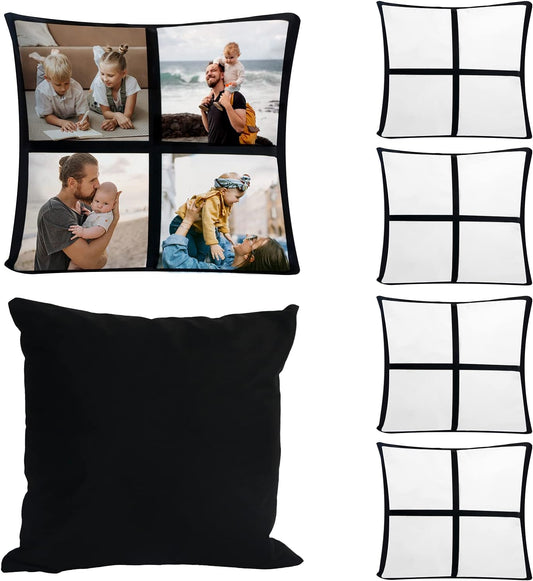 4 panel pillow cover