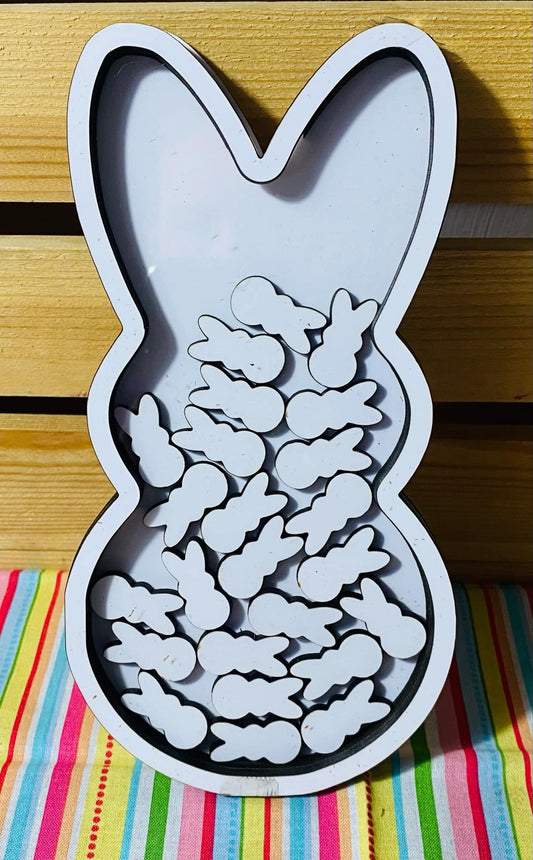 bunny shaker decor