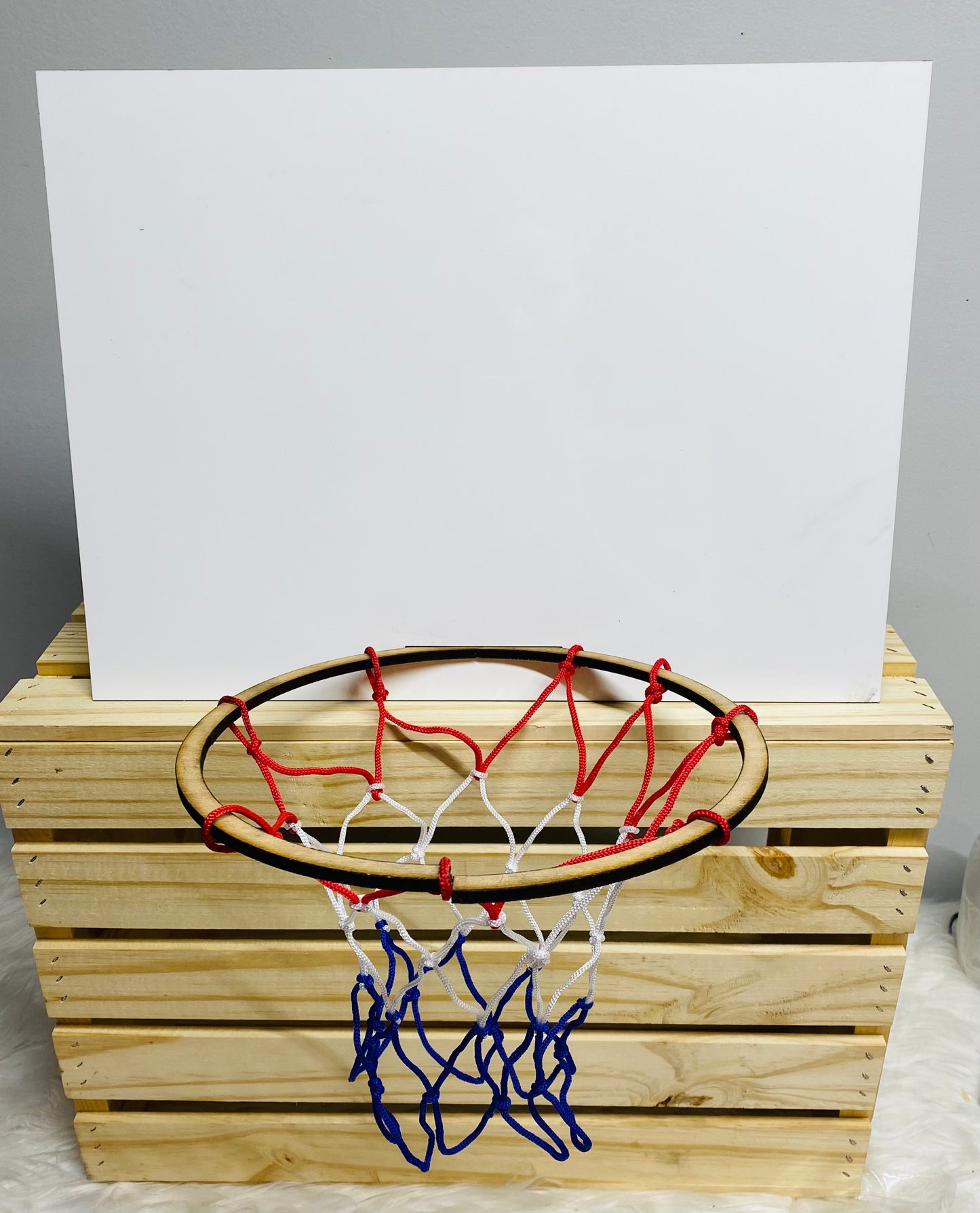 basketball hoop wall hanger