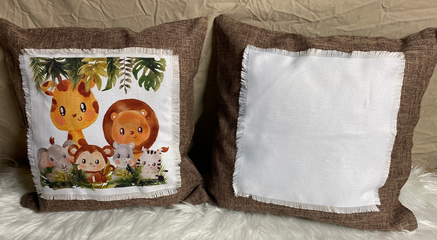 18in x 18in interchangeable patch pillow cover