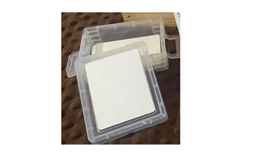 plastic playing card box with sub top