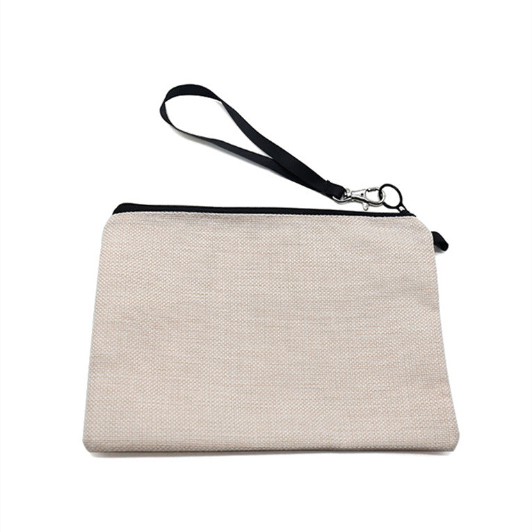 linen make up bag