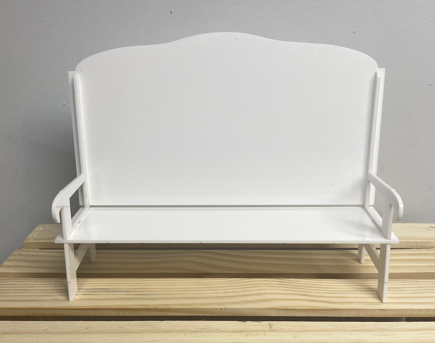 acrylic bench