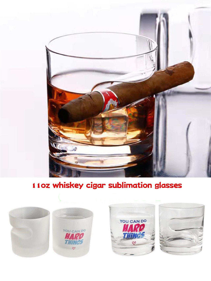 Cigar whiskey glass 11oz