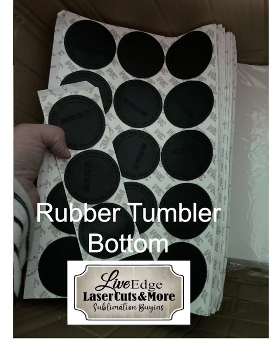 rubber tumbler bottoms