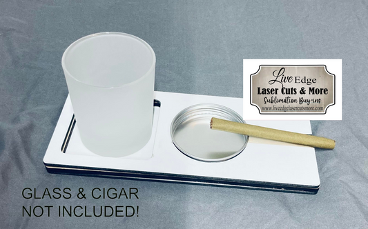 cigar whiskey glass holder